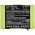 Helyettes�t� zsebl�mpa akku 3715Z0 3765-301-000 1500mAh 7.2Wh