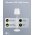 Goobay vezet�k n�lk�li LED asztali l�mpa M 38cm RGBW �rint�svez�rl�s 3W 160lm IP44 3000K