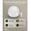 Goobay LED napelemes dekorf�ny g�mb 35cm RGBW k�lt�ri IP54 25lm 1db/csomag