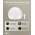 Goobay RGBW napelemes kerti g�mb 20cm M 3,7V 600mAh 2db/csomag IP44