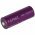 Efest Purple IMR18500 akku lila 3.7V, 1000mAh, �rintkez� fejjel, v�delmi elektronika n�lk�l