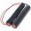 V�szvil�g�t�s akku, Ni-Cd, 7.2V, 1800mAh, 2x L1x3 Sub-C akkupakk 20 cm vezet�kkel
