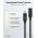 Goobay USB-C hosszabb�t� k�bel 1m 60W 3A USB 3.2 10Gbit/s fekete