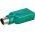 Goobay USB-A PS2 adapter USB-A aljzat Mini-DIN-6 dug� 0,5W 0,1A