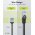 Goobay CAT 6A ultrav�kony patchk�bel U/FTP LSZH TPE 3,8mm AWG 32 fekete