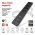 GoSmart hosszabb�t� 2m / 4 aljzat / kapcsol�s / USB / feh�r-fekete / PVC / 1,5 mm2