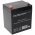Multipower MP5.4-12B 12V 5,4Ah 6,3mm Faston akku AGM �lom-zsel�s