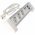 3-as asztali eloszt� 2 USB t�lt�aljzattal gyermekv�delemmel Schuko dug�val