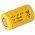 Helyettes�t� akku Cadnica 2/3A lapos tetej� forrf�l n�lk�l 1,2V 700mAh borotva �s fogkefe NiCd