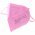 20db/csomag FFP2 v�d�maszk pink 5-r�teg� DIN EN1492001+A12009