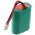 Helyettes�t� akku kutyanyak�rv 4,8V 150mAh NiMH 4SN-1/4AAA15H-H-JP1 MH120AAAL4GC SDT00-11907