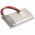 Helyettes�t� akku 3.7V 600mAh 40x35x7,5mm modell�p�t� 1db/csomag Li-Polymer