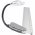 Velamp LED olvas�l�mpa cs�ptet�vel 2xCR2016 elemmel sz�rke