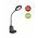 Velamp SWAN2 LED asztali l�mpa 7W 420lm 4000K �rint�kapcsol� tolltart� fekete