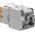 Goobay RJ45 CAT 6A STP Keystone-modul Slim 14,5mm narancs