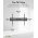 Goobay TV fali konzol TILT XL 43-100col (109-254cm) max. 75kg
