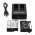 Helyettes�t� akkut�lt� GoPro ASST1 AHDBT-501 3x USB k�bellel