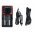 Helyettes�t� akkut�lt� Battery Charger 18650 ICR18650 US h�l�zati �s aut�s t�lt�