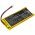 Helyettes�t� m�dialej�tsz� akku XDUOO X3 Mark II YT653071 1750mAh 6.48Wh