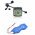 Helyettes�t� plc vez�rl� elem Raymarine Micronet Wind Transmitter TA125 200mAh 0.6Wh