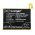 Helyettes�t� telefon akku Telstra ZTE Blade A462 ICP37/54/72SA 2200mAh 8.36Wh 3.8V