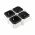 Heitech asztali eloszt� 2x v�d�f�ldelt 1x USB-A 1x USB-C 1,4m vil�g�t� kapcsol� forgathat� aljzat