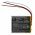 Helyettes�t� vezet�k n�lk�li akku BackBeat 500 SP552631SA-1S1P-PCM 250mAh 0.93Wh headset