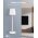 Goobay vezet�k n�lk�li LED asztali l�mpa M 38cm RGBW �rint�svez�rl�s 3W 160lm IP44 3000K