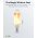 LED l�ngl�mpa 4,5W E27 melegfeh�r 1600K 110lm dekorl�mpa nem dimmelhet�