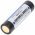 Keeppower 14500 Li-Ion akku 3.7V, 1100mAh, �rintkez� fejjel v�delemmel P1450C3