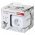 H�l�zati eloszt� kocka, 4 aljzat, 2 USB, 1.9m, SCHUKO feh�r