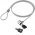 Goobay laptop biztons�gi z�r m�anyagbor�t�s� ac�lk�bel 1,5m 4,5mm T-csap 2 kulccsal
