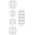 Goobay k�belrendez� szett feh�r 5db/csomag �ntapad�s elt�vol�that�