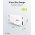 Goobay USB-C PD GaN gyors t�lt� 20W 1x USB-C 1x USB-A feh�r