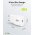 Goobay USB-C PD GaN gyors t�lt� 30W feh�r 1x USB-C csatlakoz�