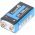 Trustfire 9V-Block 6LR61 6F22 7,4V 550mAh USB t�lt�s Li-Polymer
