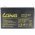 KungLong WP7.2-12A 12V 7,2Ah Faston 4,8mm VdS G114047 AGM �s �lom-zsel�s