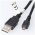 USB 2.0 Hi-Speed k�bel A csatlakoz� Mini 8 t�s 1,8m fekete tablet