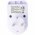 Arcas Schuko 1x h�l�zati adapter 230V 2x USB telefon-tart� 16A 3680W feh�r