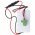 Helyettes�t� akku Besam 15070 CUD3000 kapunyit� 15x AA Mignon ceruza 18V 900mAh 1db/csomag NiMH