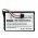 Helyettes�t� akku Navigon GPS navig�ci� 1400/1410/2410 LIN363002 3,6V 850mAh Li-Ion