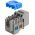 Goobay RJ45 CAT 6A UTP Slim Keystone-modul 14,5mm sz�les 29mm m�ly