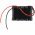 Helyettes�t� v�szvil�g�t�s akku F2x5 AA Mignon ceruza 12V 1500mAh 200mm k�bellel 1db/csomag NiMH