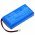 Helyettes�t� er�s�t� akku Chord MOJO fejhallgat� ICP6/34/50-2S1P 1200mAh 8,88Wh 7.4V