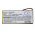 Helyettes�t� m�dialej�tsz� akku Archos 43 Vision 100531 1600mAh 5,92Wh