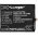 Helyettes�t� telefon akku ZTE Nubia N2 Li3950T44P6h856751 4900mAh 18.87Wh Li-ion