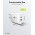 Goobay USB-C PD GaN gyors t�lt� 45W 1x USB-C 1x USB-A feh�r - A k�szlet erej�ig!