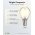 Goobay filament LED mini g�mb izz� 4W 470lm E14 Meleg-feh�r