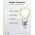 Goobay filament LED izz� 7W E27 melegfeh�r nem dimmelhet�