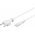 Goobay csatlakoz�k�bel Eurodug� C (CEE 7/16) - k�sz�l�kdugalj C7 3m 2x0,75mm2 feh�r